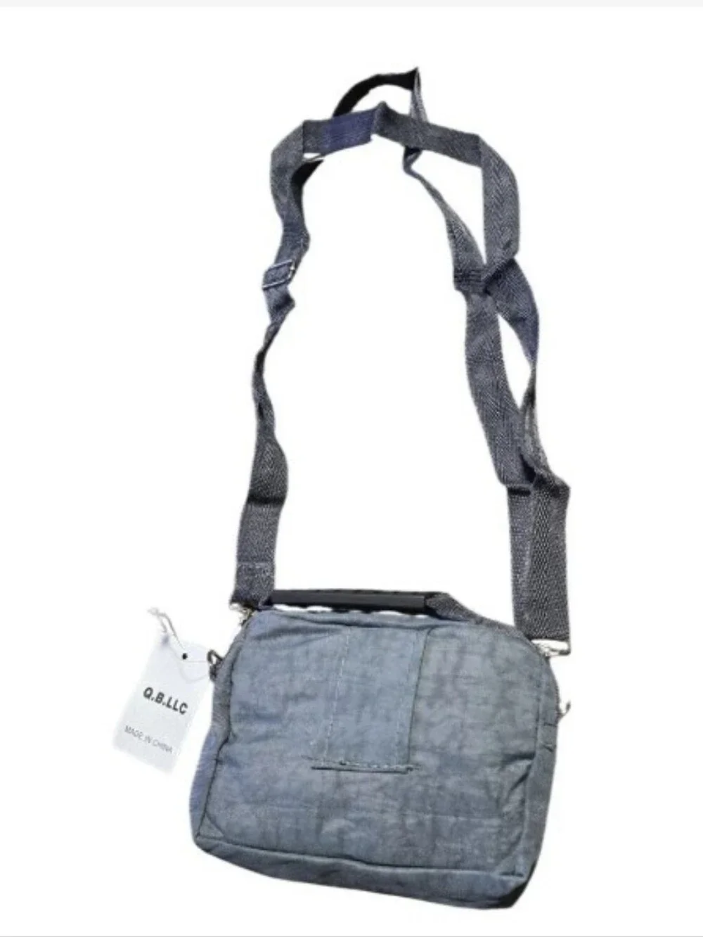 Q.B.L.L.C-Mjni Zip Pouch Crossbody Bag (Gray 🩶)